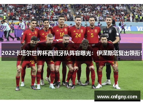 2022卡塔尔世界杯西班牙队阵容曝光:伊涅斯塔复出领衔! 2022卡塔尔世界杯西班牙队阵容曝光:伊涅斯塔复出领衔!